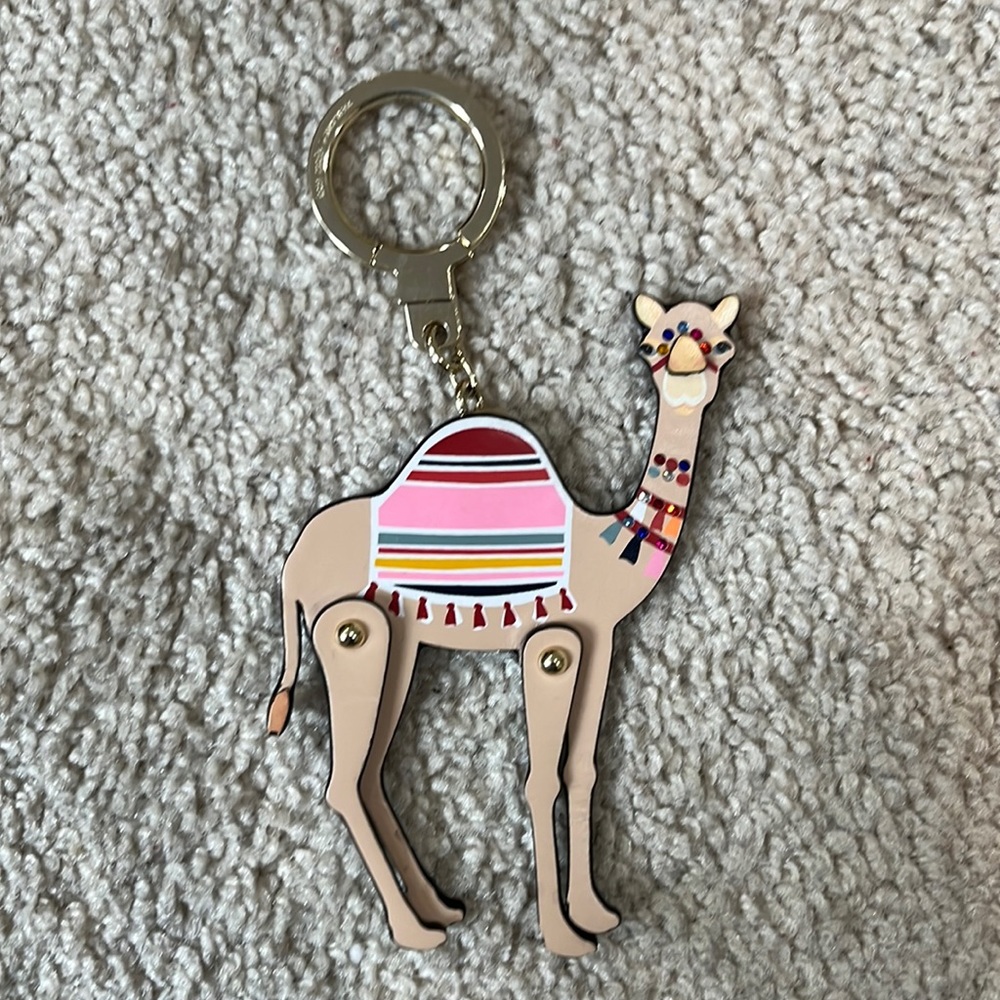 Kate spade camel key chain